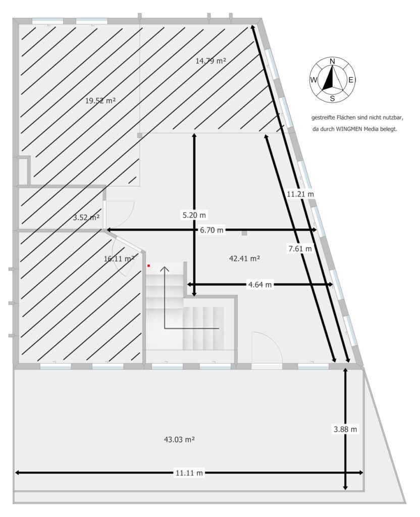 Obergeschoss Grundriss mit Bemassung V2 1